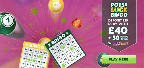 pots of luck bingo